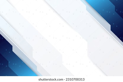 Modern background, geometric style, technology, Memphis blue gradations and patterns