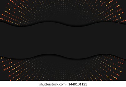 Modern background with glitter effect. Abstract realistic papercut background. Abstract geometric background. Vector 3d illustration. Vector illustration EPS 10