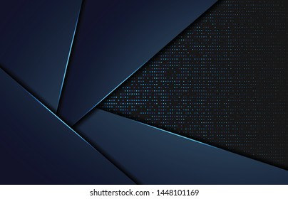 Modern background with glitter effect. Abstract realistic papercut background. Abstract geometric background. Vector 3d illustration. Vector illustration EPS 10