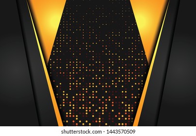 Modern background with glitter effect. Elegant modern background. Abstract background with gold colour. Vector illustration EPS 10