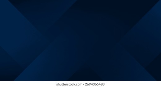 Modern background gradient dark navy blue banner abstract