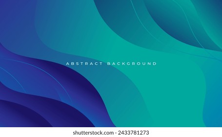 Modern background with gradient dynamic shapes