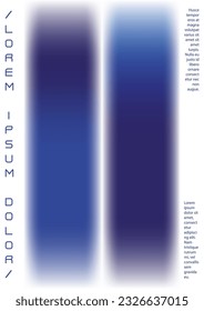 Fondo moderno con formas holográficas de malla degradada. Diseño de portada vectorial para su negocio. Conjunto mínimo de impresión en colores azul morado para su estilo de identidad. 