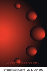 Modern Background with Gradient Mesh Holographic Shapes. Vector Template Design for your Business. Minimal Print Set for Your Identity Style. 