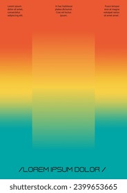 Modern Background with Gradient Mesh Holographic Shapes. Vector Template Design for your Business. Minimal Print Set for Your Identity Style. 