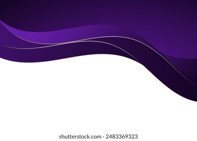 modern background gradient purple and gold line