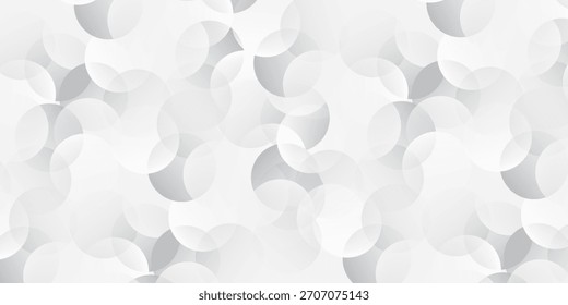 Modern background with gray circle. White and grey abstract modern transparency circle presentation abstract modern design art