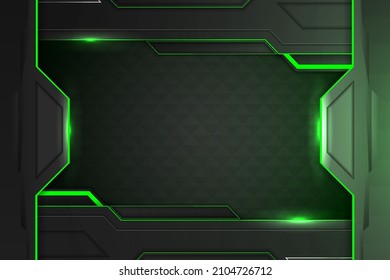 modern background green with element