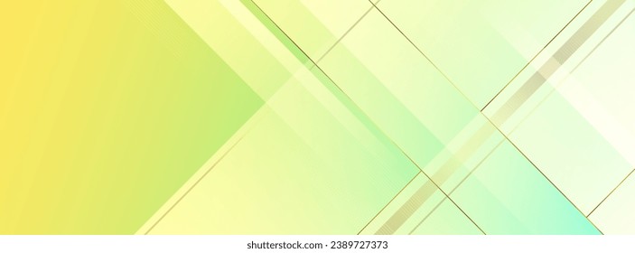 Fondo moderno. gradación verde y amarilla. patrón. efecto barra diagonal. oro de línea. abstracto