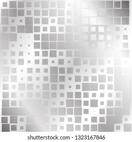 Modern background in high-tech style of squares on a white