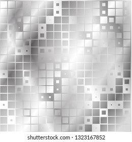 Modern background in high-tech style of squares on a white