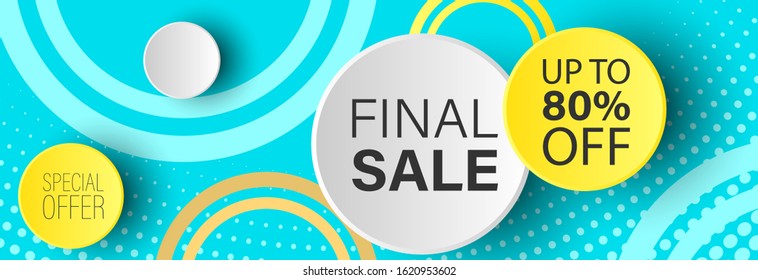 Modern background with hipster graphic.Light blue background for summer sales and spring sales banner. Vector background with space for text. Design for bright poster, banner. Vector illustration. 