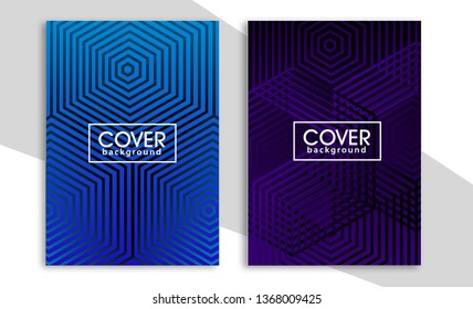 Modern background with interesting and neat variation lines. minimalist cover theme for the report book. Vector illustration.