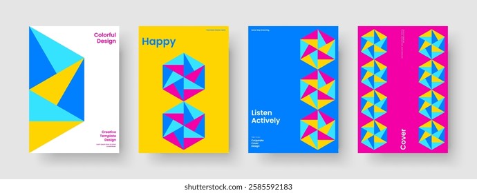 Modern Background Layout. Geometric Report Design. Abstract Book Cover Template. Flyer. Banner. Poster. Brochure. Business Presentation. Catalog. Handbill. Newsletter. Leaflet. Advertising
