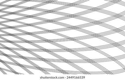 Modern Background Line Abstract technology Black BG design with geometric lines brochures, flyers, magazine, business card, banner. Vector background Illustration Textures black pattern of lines 
