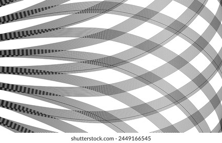 Modern Background Line Abstract technology Black BG design with geometric lines brochures, flyers, magazine, business card, banner. Vector background Illustration Textures black pattern of lines 