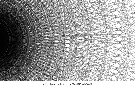Modern Background Line Abstract technology Black BG design with geometric lines brochures, flyers, magazine, business card, banner. Vector background Illustration Textures black pattern of lines