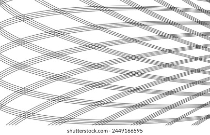 Modern Background Line Abstract technology Black BG design with geometric lines brochures, flyers, magazine, business card, banner. Vector background Illustration Textures black pattern of lines 