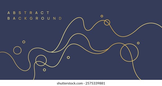 Modern background with line elements and dynamic shapes. Vector illustration.