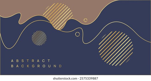 Modern background with line elements and dynamic shapes. Vector illustration.