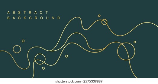 Modern background with line elements and dynamic shapes. Vector illustration.