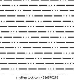 modern background with lines and dots on a white background. abstract Morse code 'SOS' background. seamless pattern. vector illustration for authorization, Cryptography, web, programming, development