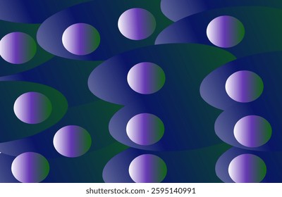 Modern background, with minimalist abstract design with neatly arranged circle patterns.