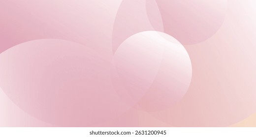 Modern background modern minimalist pink and yellow gradations circle effect design abstract vector eps10