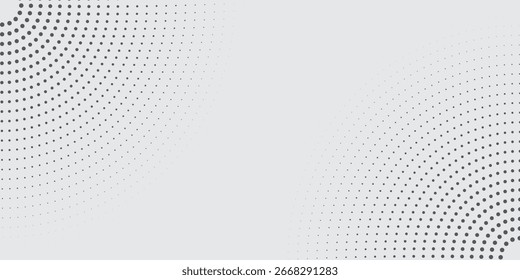 modern background with monochrome dotted texture. Polka dot pattern template. Background with black dot. vector art