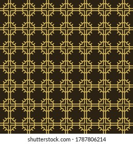 Modern background pattern. Geometric wallpaper texture. Gold and black colors. Perfect for fabrics, covers, patterns, posters, interior designs or wallpapers. Vector background image