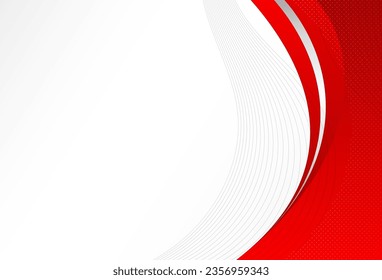 fondo moderno, rojo y plata, blanco, eps 10