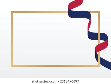 modern background with ribbon rope combination, vector illustration for greeting card, charter, presentation, banner, social media.