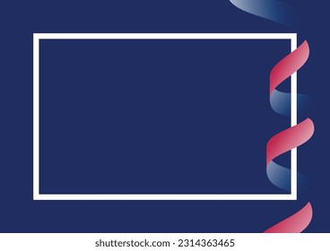 modern background with ribbon rope combination, vector illustration for greeting card, charter, presentation, banner, social media.