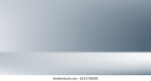 Modern background should feature a white limbo space studio vector 