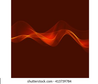 modern background with smooth waves of neon