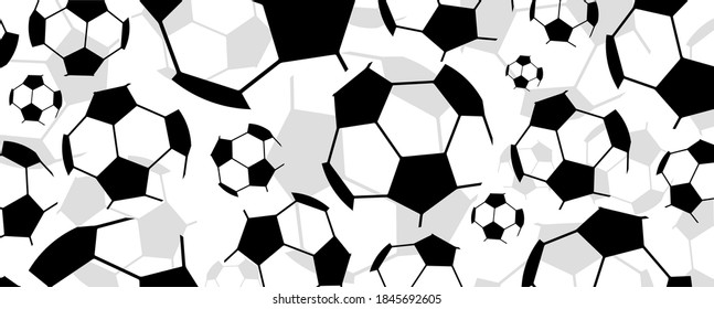 Modern background with soccer football ball.