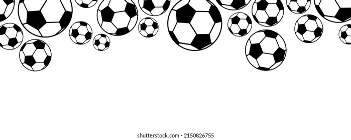 Modern background with soccer football ball.