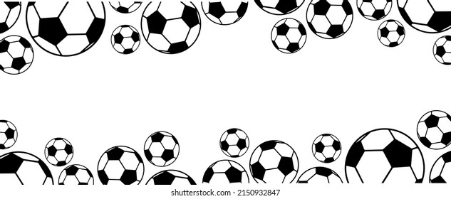 Modern background with soccer football ball.