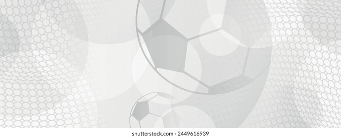 Modern background with soccer football ball.