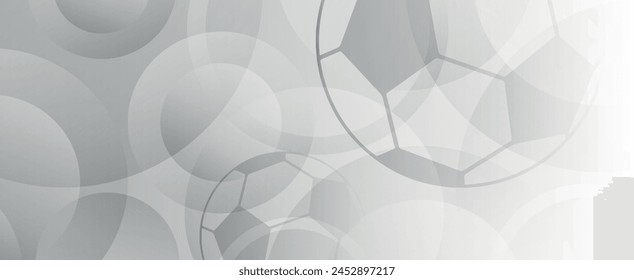 Modern background with soccer football ball.