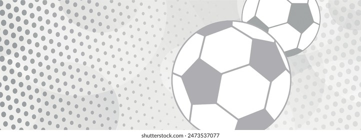 Modern background with soccer football ball.