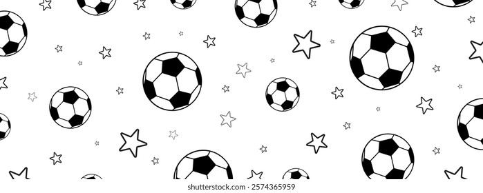 Modern background with soccer football ball.