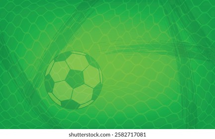 Modern background with soccer football ball.