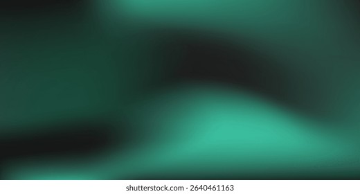 Modern background Soft green light on dark background simple modern abstract