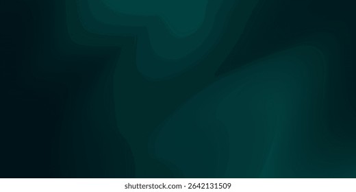 Modern background Soft green light on dark background simple modern abstract art