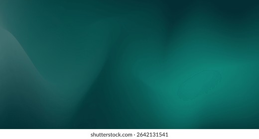 Modern background Soft green light on dark background simple modern abstract art