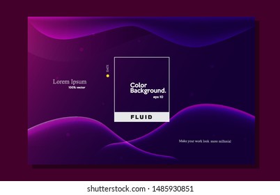 Modern background space infinite. Trendy gradient shape composition eps10 -vector