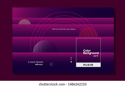 Modern background. space plat gradient shape composition eps10 -vector