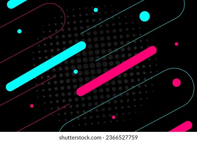 Modern background in the style of the social network. Digital background. Stream cover. Social media concept. Vector illustration. EPS10