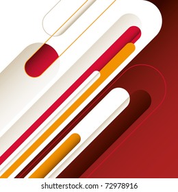 Moderner Hintergrund mit stilvollen abstrakten Formen. Vektorgrafik.